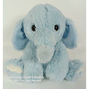 Aurora World Lil Benny Phant Shaggy Blue Elephant Plush 9" Toy Stuffed Animal